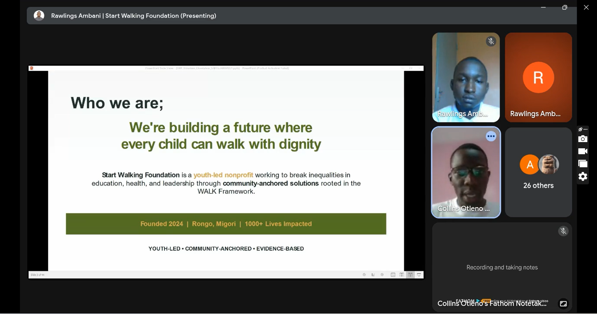 Volunteer Onboarding - Start Walking Foundation